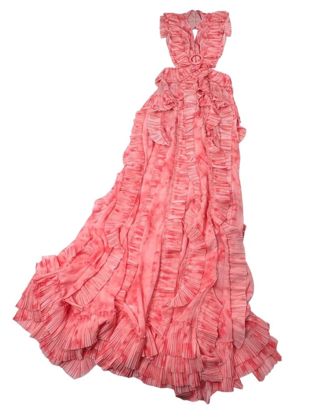 ALB London Orange Fuschia Cassini Dress